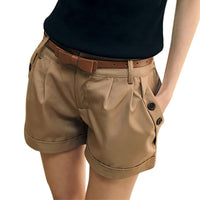 Chic Beige Summer Shorts