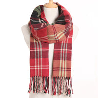 Casual Plaid Scarf