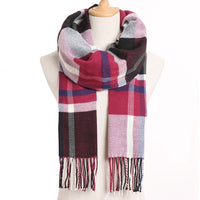 Casual Plaid Scarf