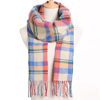 Casual Plaid Scarf