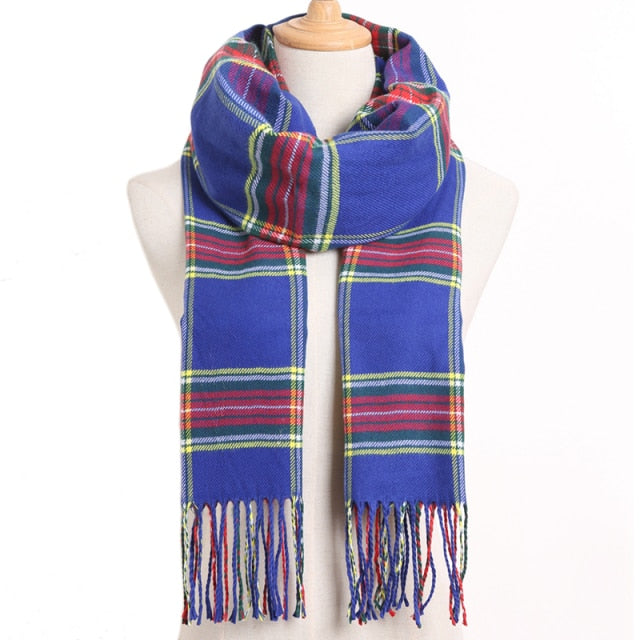 Casual Plaid Scarf