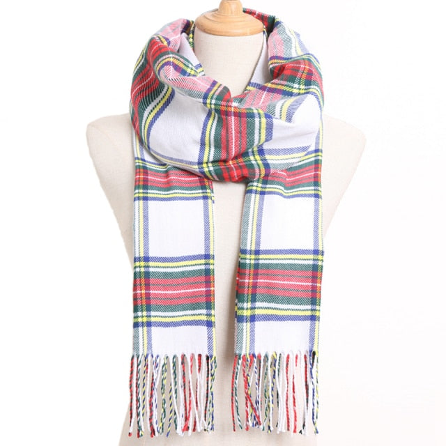 Casual Plaid Scarf