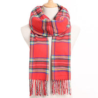 Casual Plaid Scarf