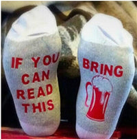 Printed Quote Socks