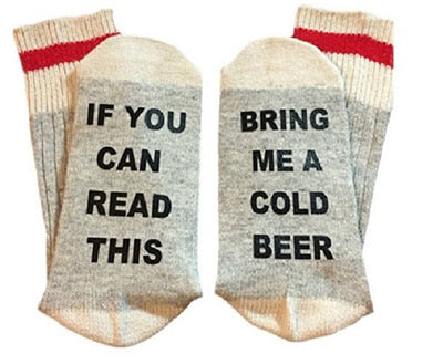 Printed Quote Socks