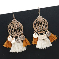 Vintage Ethnic Long Tassel Earrings