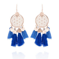 Vintage Ethnic Long Tassel Earrings