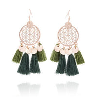 Vintage Ethnic Long Tassel Earrings