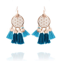 Vintage Ethnic Long Tassel Earrings