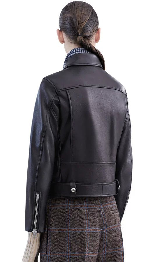 Faux PU Leather Jacket