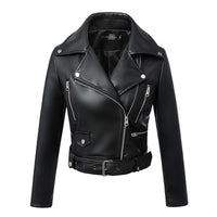 Faux PU Leather Jacket