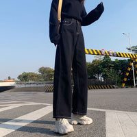 Korean Style Black Jeans