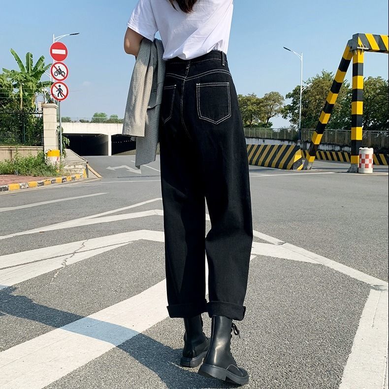 Korean Style Black Jeans