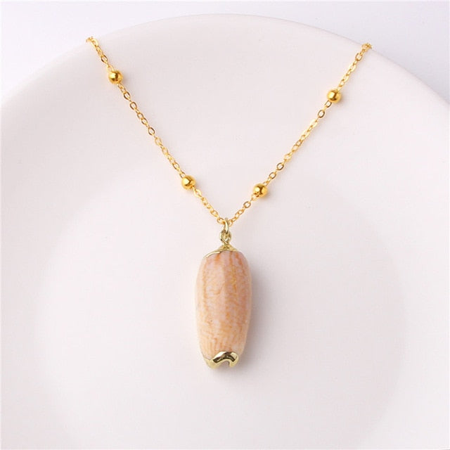 Boho Conch Shell Necklace