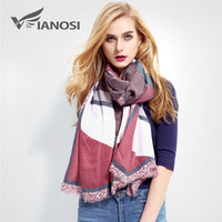 Stylish Multicolor Butterfly Print Scarf