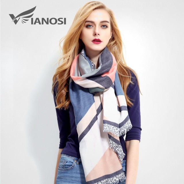 Stylish Multicolor Butterfly Print Scarf