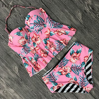 Stylish High Waisted Swimwear