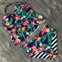 Stylish High Waisted Swimwear