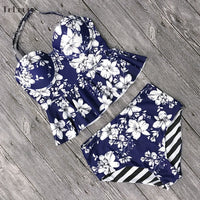 Stylish High Waisted Swimwear