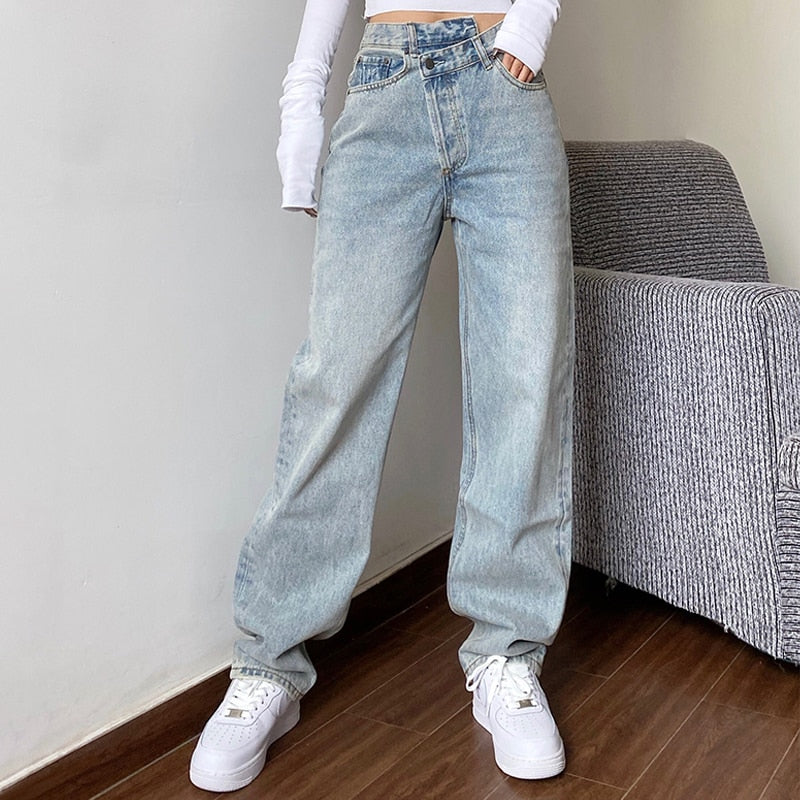 Casual Loose Straight Jeans