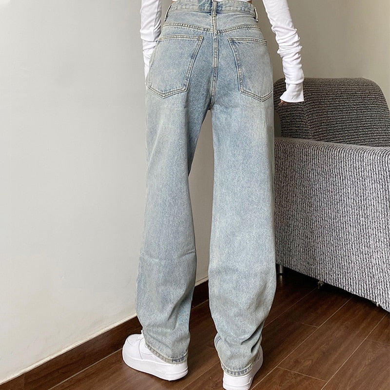 Casual Loose Straight Jeans