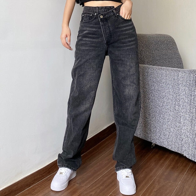 Casual Loose Straight Jeans