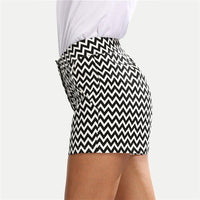 Geometric Print Shorts