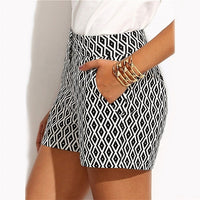 Geometric Print Shorts