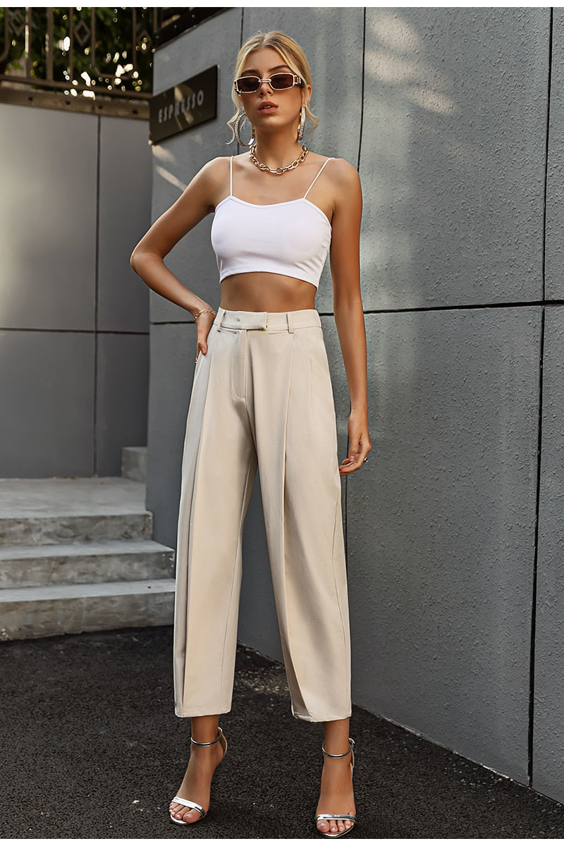 High Street Pleated Pants