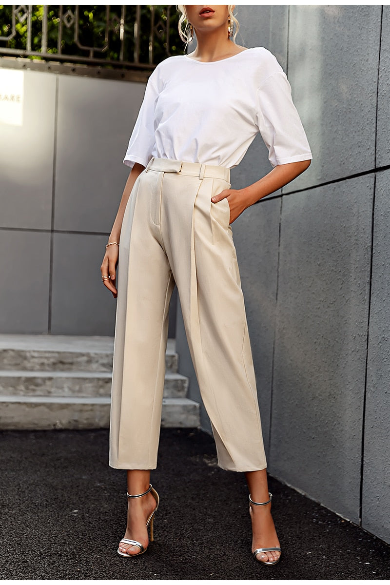 High Street Pleated Pants