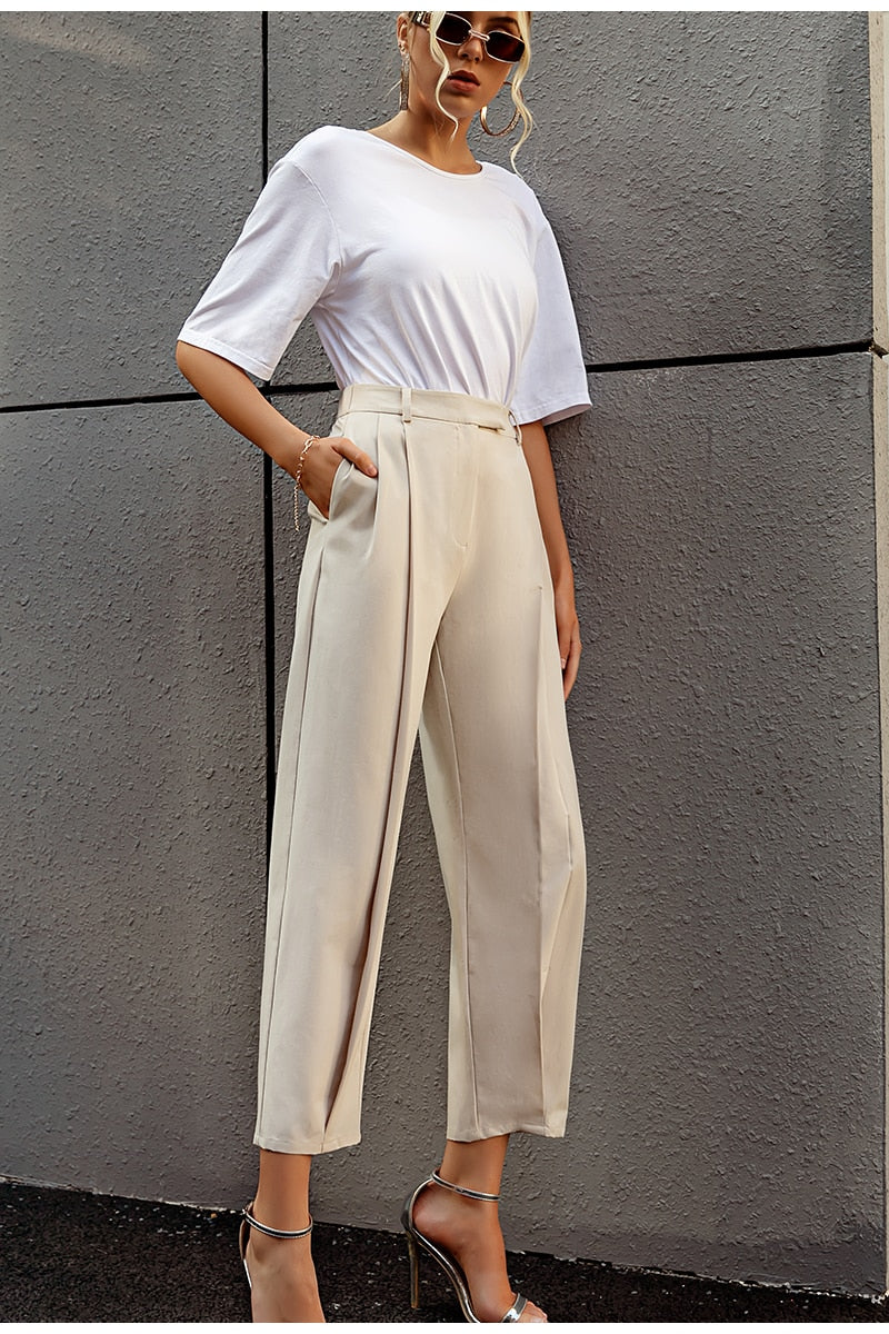 High Street Pleated Pants