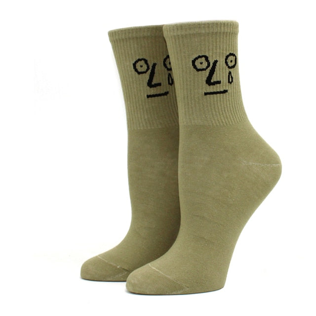 Emoji Cartoon Funny Socks