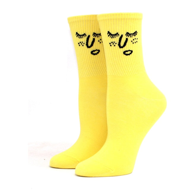 Emoji Cartoon Funny Socks