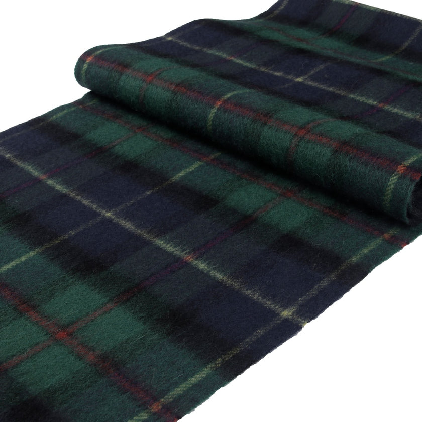 Plaid Wool Scarf