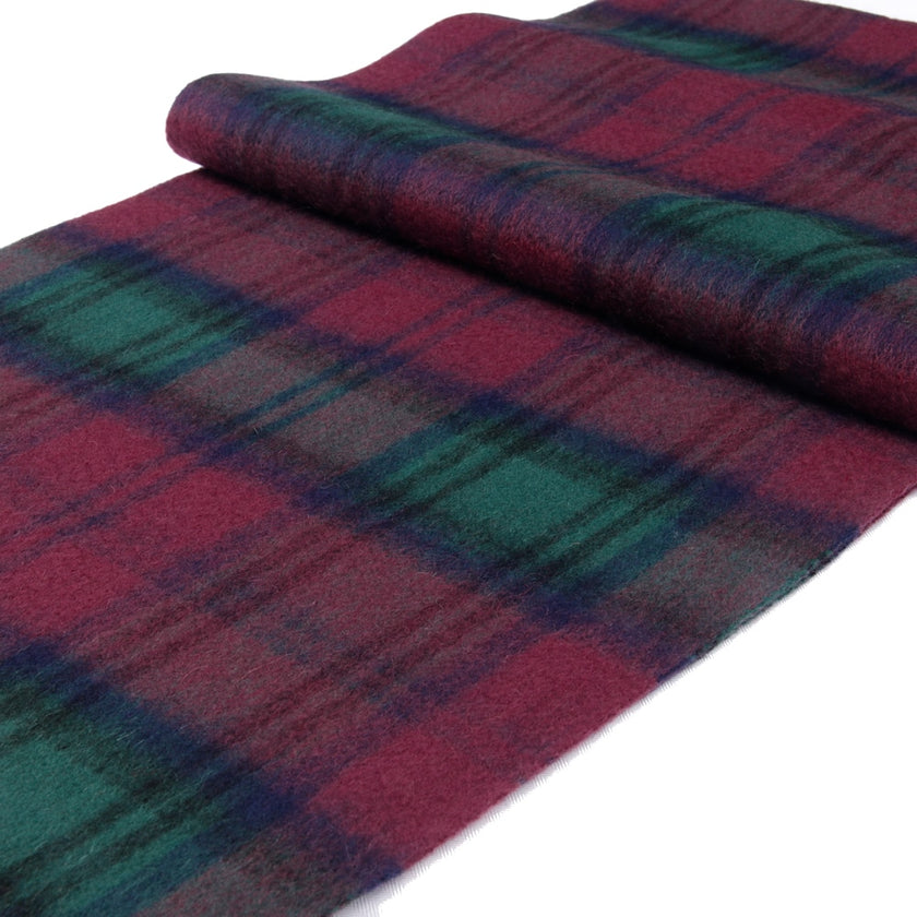 Plaid Wool Scarf