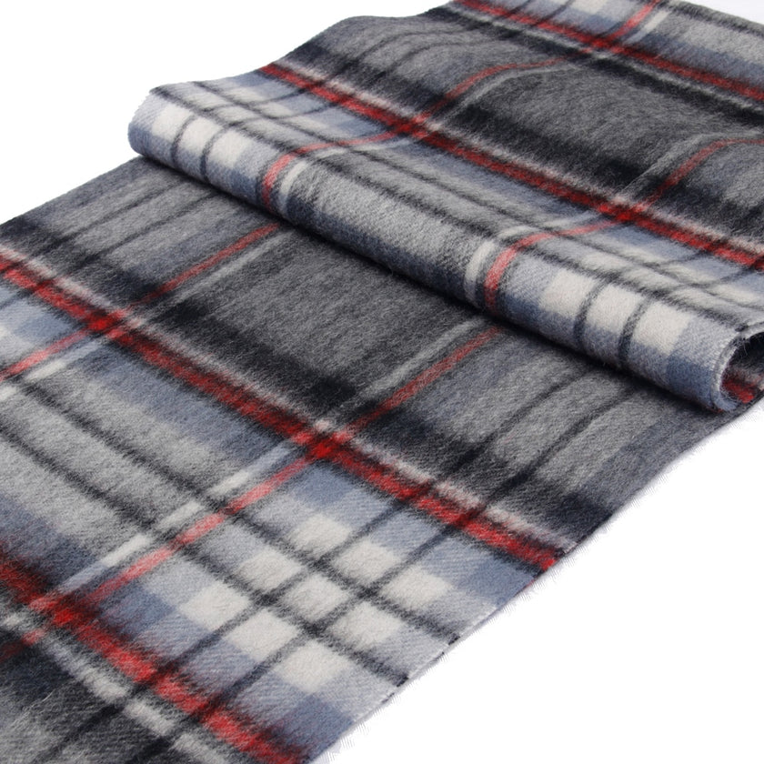 Plaid Wool Scarf