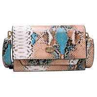 Snake Pattern Evening Bag