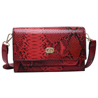 Snake Pattern Evening Bag