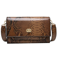 Snake Pattern Evening Bag