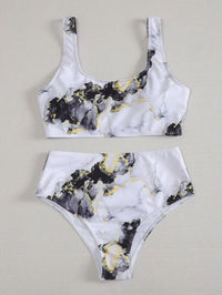 Printed Push Up Bikini Set