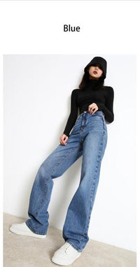 High Waist Boyfriend Jeans