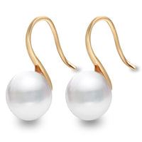 Trendy Elegant Big Simulated Pearl Earrings