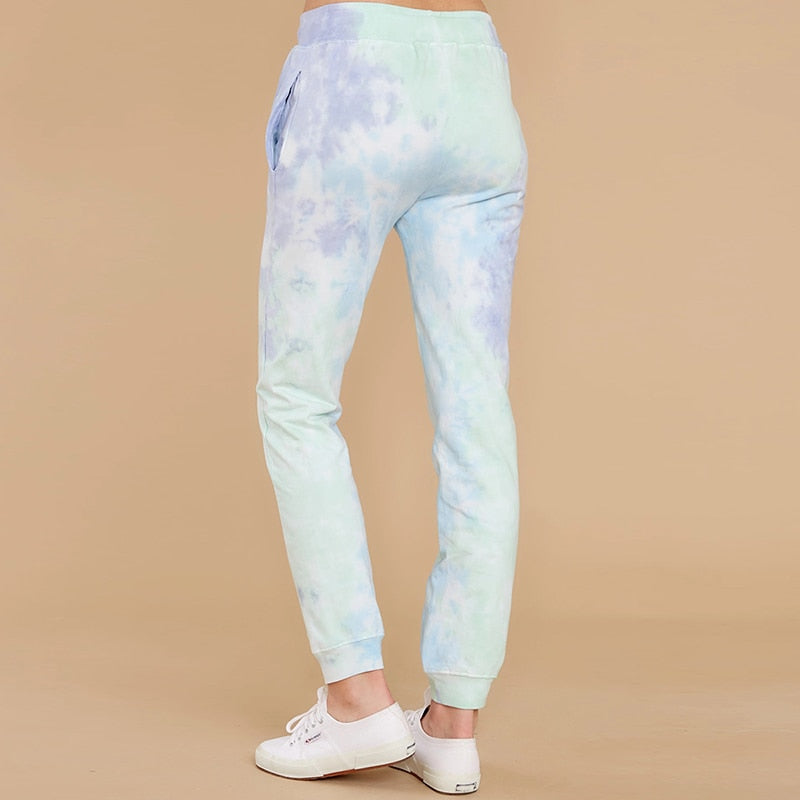 Tie Dye Printed Pencil Pants