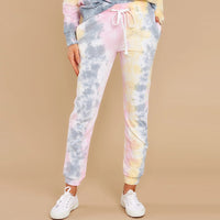 Tie Dye Printed Pencil Pants