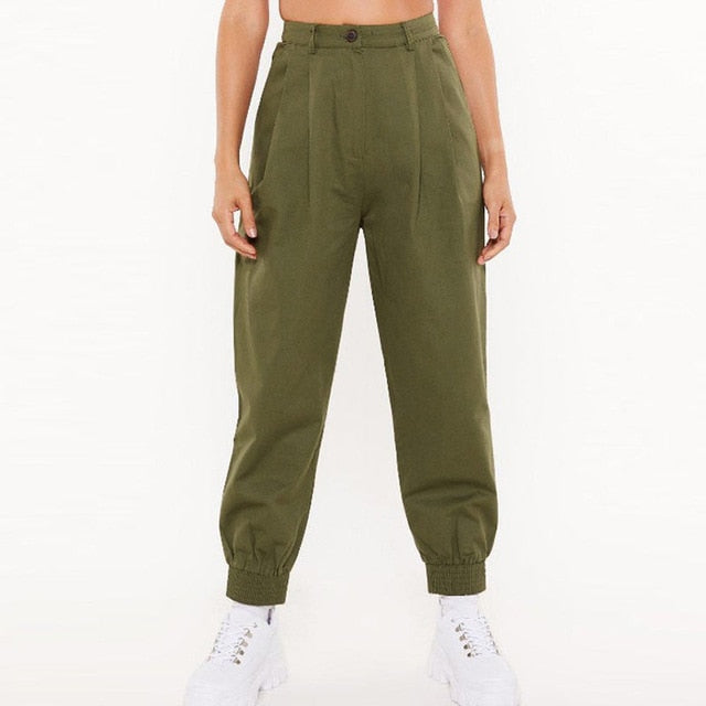 Pleated Cargo Pants