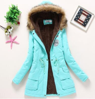 Casual Solid Long Parka