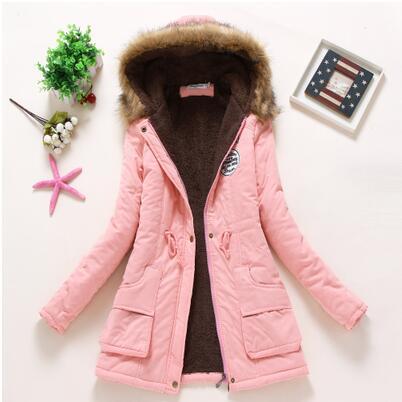 Casual Solid Long Parka