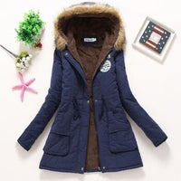 Casual Solid Long Parka