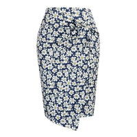 Multicolor Allover Floral Pencil Skirt