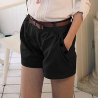 Chic Beige Summer Shorts